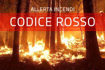 DICHIARAZIONE MASSIMA PERICOLOSITA&#39; INCENDI BOSCHIVI