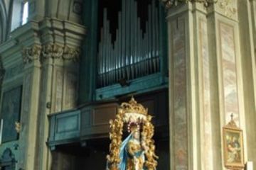 Chiesa di San Mamante - Cantoria con organo (Ft. G.Baselli)