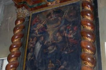 Chiesa di San Mamante - Altare raffigurante la Madonna e S. Giuseppe, patroni dei moribondi (Ft. G.Baselli)